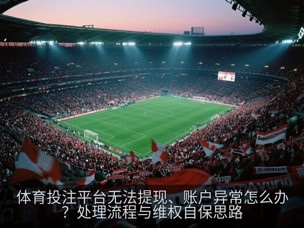 体育投注平台无法提现、账户异常怎么办？处理流程与维权自保思路